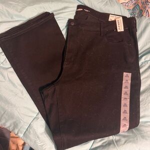 NWT Old Navy Black Kicker BootCut Black Pants Sz 24